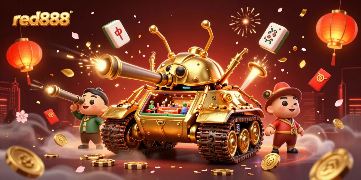 Experience the colorful world of red888 in an exhilarating miniature casino scene full of charm.
