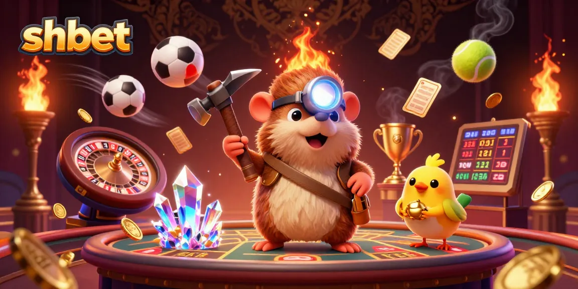 Engage with energetic games at shbet's live casino, featuring colorful characters and dynamic elements.