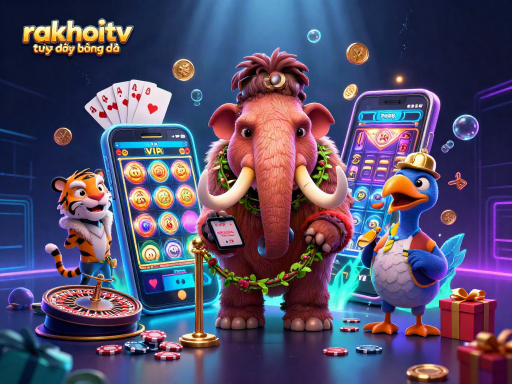 Experience thrilling rakhoitv trực tiếp bóng đá action with vibrant 3D casino characters and rich gaming elements.