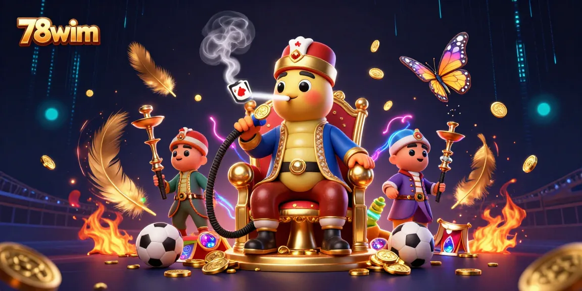Bet on thrilling gameplay with 78wim, featuring a vibrant 3D casino scene.