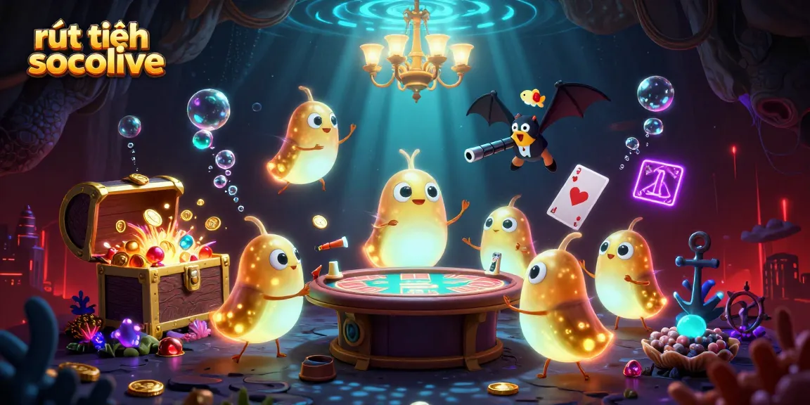 Experience rút tiền socolive at an exhilarating casino, lit by glowing glowworms and a bat dealer.