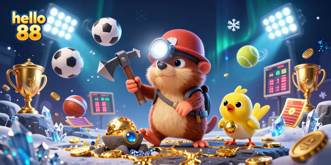 Experience thrilling gameplay at hello 88 by exploring treasure-filled caves while winning big.