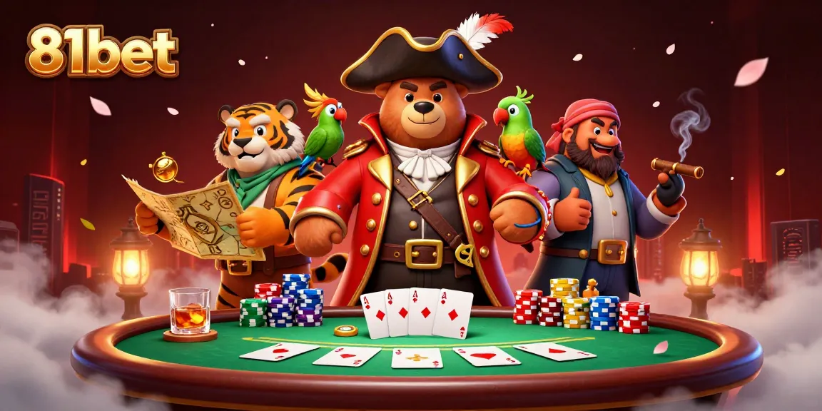 Engage with thrilling games at 81bet, where vibrant casino elements and interactive characters bring excitement to the experience.
