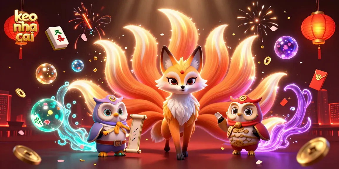 Engage with keo nha cai as a vibrant festival unfolds in this enchanting 3D gambling illustration.