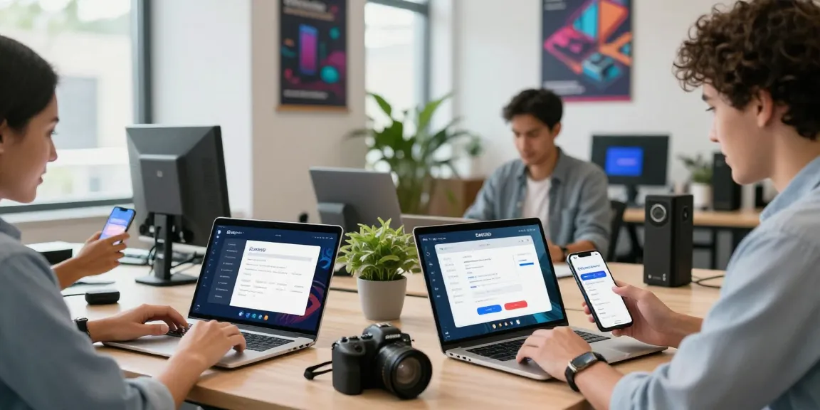 Users accessing the Slot7000 application in a vibrant digital workspace setting, showcasing the app's features and user-friendly interface.