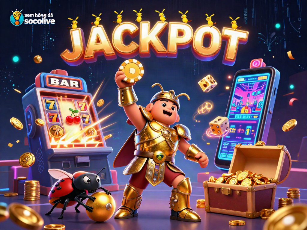 Spin the reels with xem bóng đá socolive and celebrate wins in a vibrant casino setting.