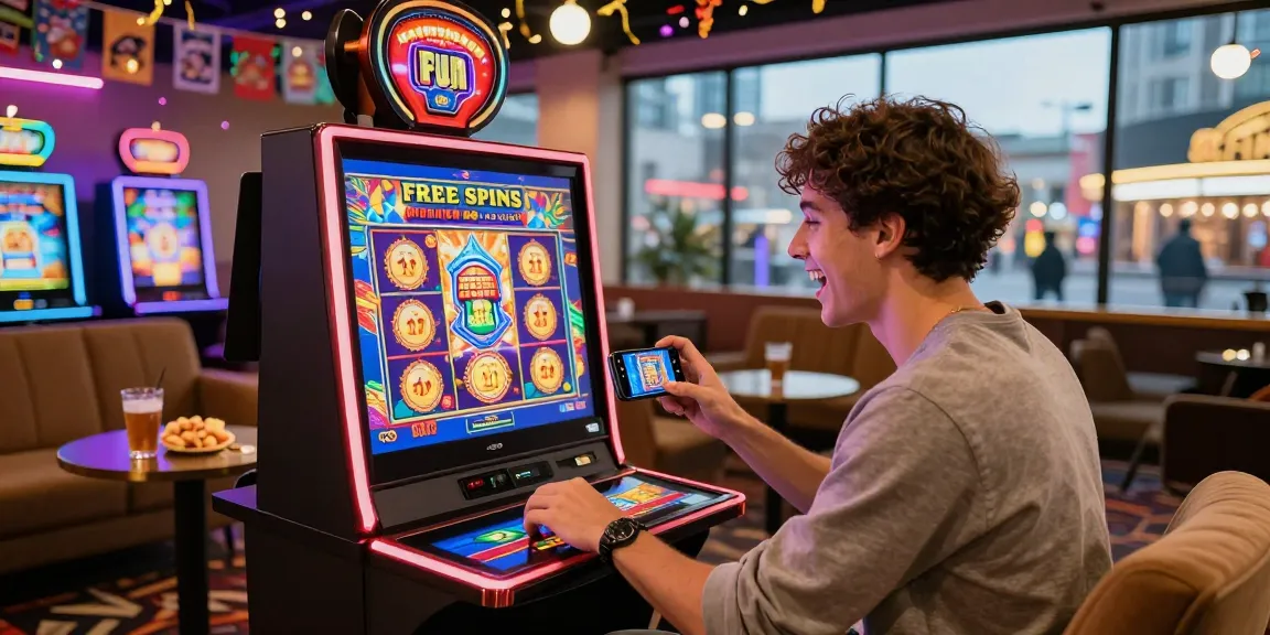 Experience the excitement of free spins on registration UK at an online casino with vibrant slot game graphics.