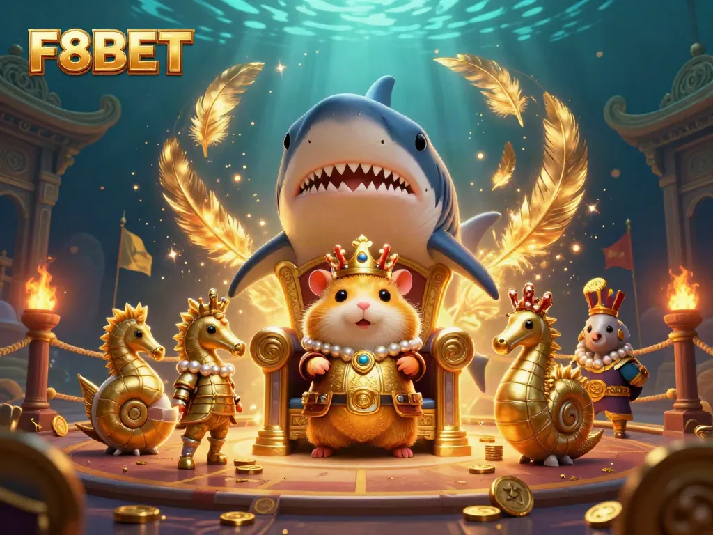 Experience epic gaming at F8BET with this vibrant underwater scene showcasing a dynamic casino adventure.