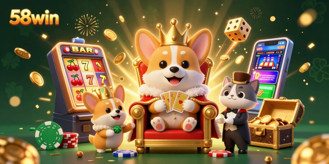 Engage in thrilling gameplay at 58win with dynamic casino characters and vibrant slot visuals.