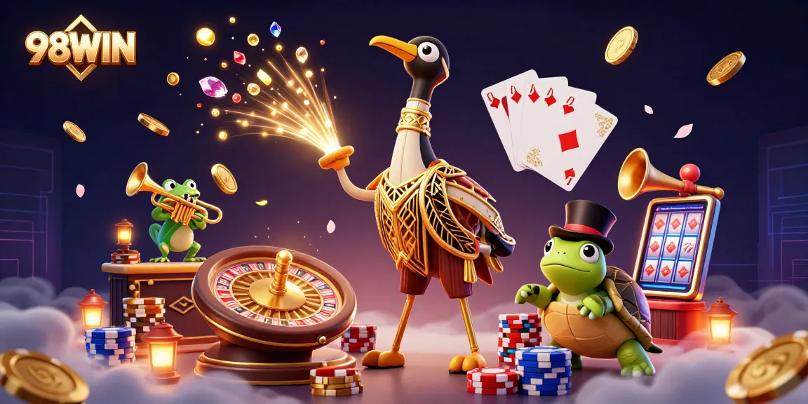 Engage in exciting gameplay at 98WIN with casino features and vibrant 3D graphics.