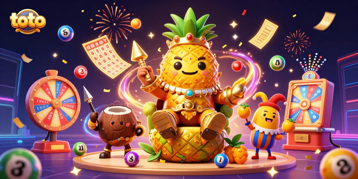 Spin the winning toto lottery wheels with vibrant characters in an exciting casino environment.