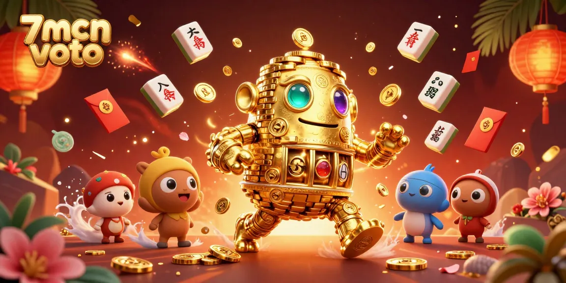 Experience thrilling action with the vibrant 7mcn voto gold golem and dynamic gaming elements.