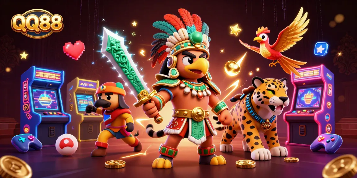 Experience exciting gameplay with QQ88 featuring vibrant casino elements and dynamic characters.
