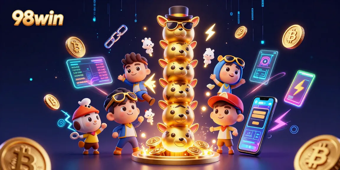 Experience thrilling gaming adventures at 98win through vibrant 3D casino visuals.